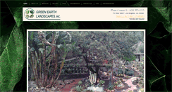 Desktop Screenshot of greenearthlandscapes.org