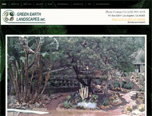 Tablet Screenshot of greenearthlandscapes.org